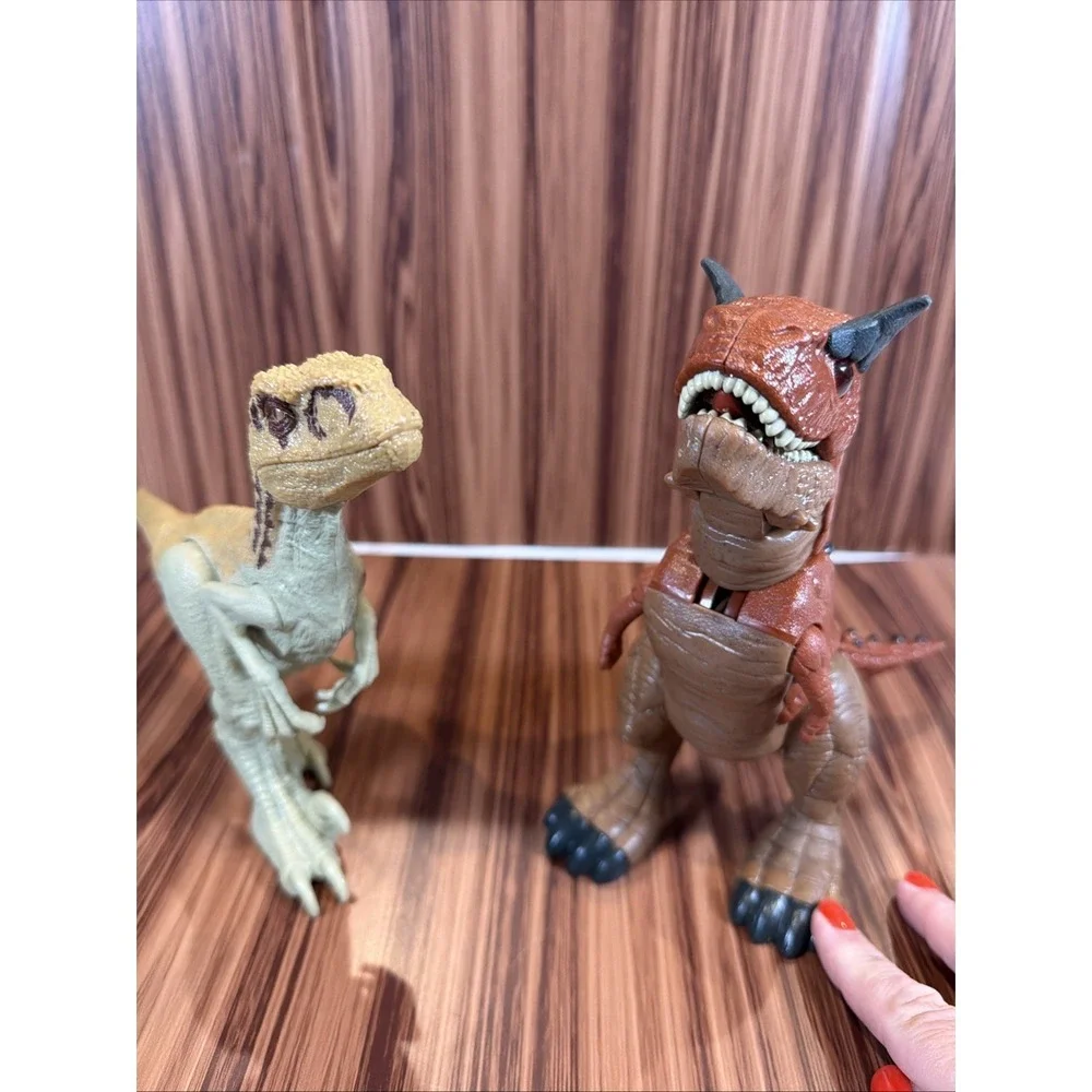 Jurassic Park Dinosaur Figure Lot Kenner Lost World & Jurassic World Raptor Toy